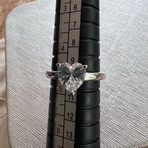 Sterling silver heart ring